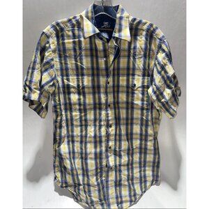 Twenty X Wrangler Western Wear‎ Short Sleeve Pearl Snap Shirt Men's Medium